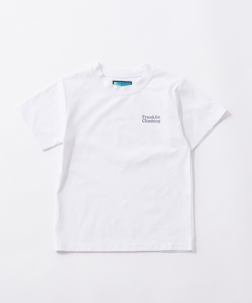 Franklin Climbing（フランクリンクライミング）の「【KIDS】【Franklin Climbing】フレックスバックプリントボックスロゴ半袖Tee（Tシャツ/カットソー・キッズ・ホワイト/ブラック/ベージュ/レッド/サックスブルー・S/M/L/XL/XXL）」の11枚目の写真