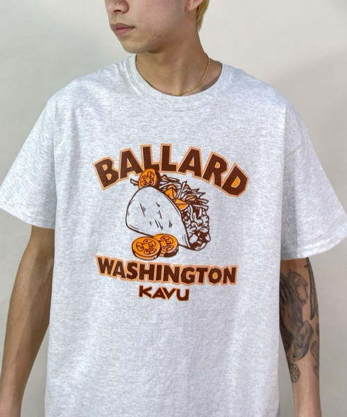 KAVU（カブー）の「【ZOZOTOWN限定】KAVU/カブー ルーズシルエット プリント タコスTシャツ 19821634（Tシャツ/カットソー・メンズ・グレー/ベージュ/ホワイト・M/L/XL）」の11枚目の写真