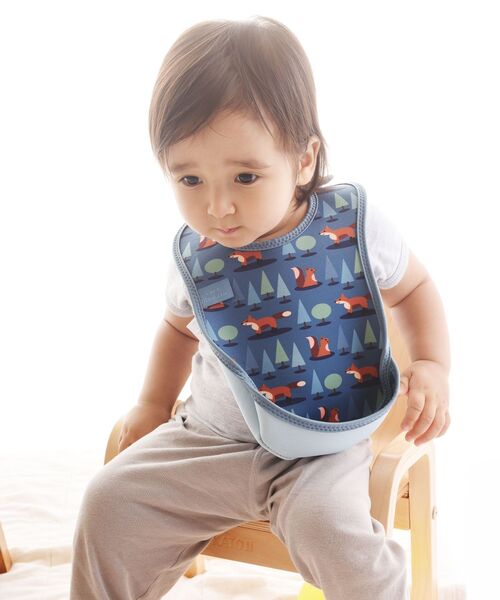 I.D.E.A international（イデアインターナショナル）の「ビベッタ ウルトラビブ2枚セット（スタイ/よだれかけ・レディース・チャコールグレー/グレー/ピンク/ブルー/ブルーグリーン・ﾌﾘ-）」の3枚目の写真