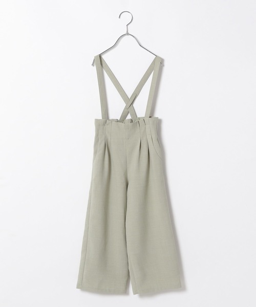 GLOBAL WORK（グローバルワーク）の「キッズ/イージーケア快適サスツキパンツ/270458（その他パンツ・キッズ・ブラック/カーキ/オフホワイト/ホワイト系その他3・140cm/100cm/120cm/160cm/150cm/130cm/110cm）」の2枚目の写真