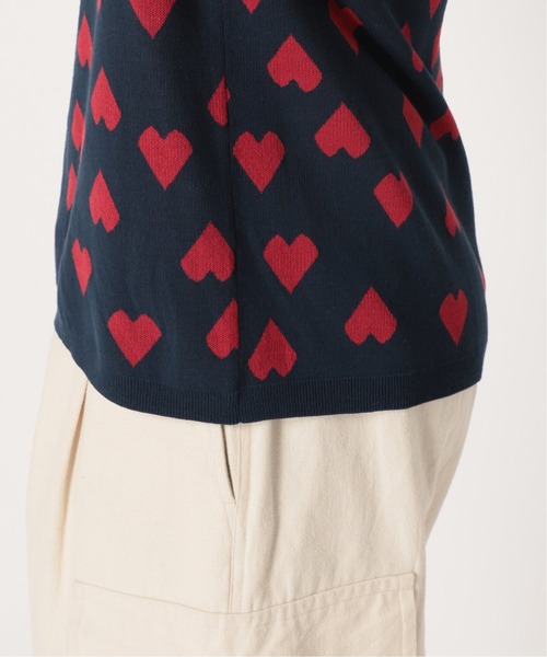 Oriens JOURNAL STANDARD(オリエンス ジャーナルスタンダード)の「ハートパターンロンTシャツ(ニット/セーター・メンズ・ブラック/ネイビー/グリーン・MEDIUM/LARGE)」の20枚目の写真