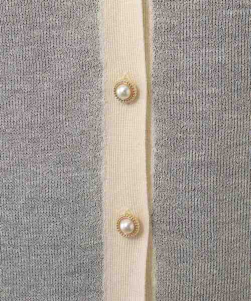 SOUP(スープ)の「◆シアービジュー釦カーディガン(カーディガン/ボレロ・レディース・ブラック/ベージュ/オレンジ/アイボリー・11/13/09)」の11枚目の写真