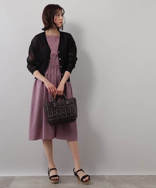 SOUP(スープ)の「◆シアービジュー釦カーディガン(カーディガン/ボレロ・レディース・ブラック/ベージュ/オレンジ/アイボリー・11/13/09)」の14枚目の写真