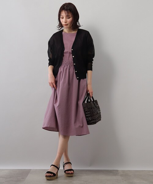 SOUP(スープ)の「◆シアービジュー釦カーディガン(カーディガン/ボレロ・レディース・ブラック/ベージュ/オレンジ/アイボリー・11/13/09)」の15枚目の写真