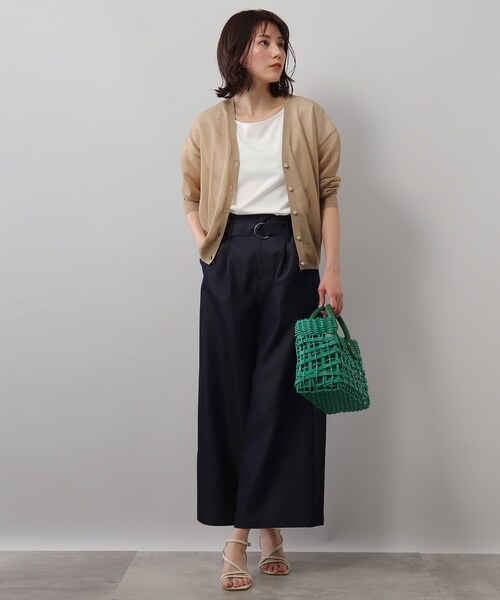 SOUP(スープ)の「◆シアービジュー釦カーディガン(カーディガン/ボレロ・レディース・ブラック/ベージュ/オレンジ/アイボリー・11/13/09)」の20枚目の写真