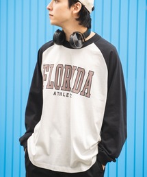 WEGO | WEGO/スタジアムロゴプリントBIGロンT(Tシャツ/カットソー)