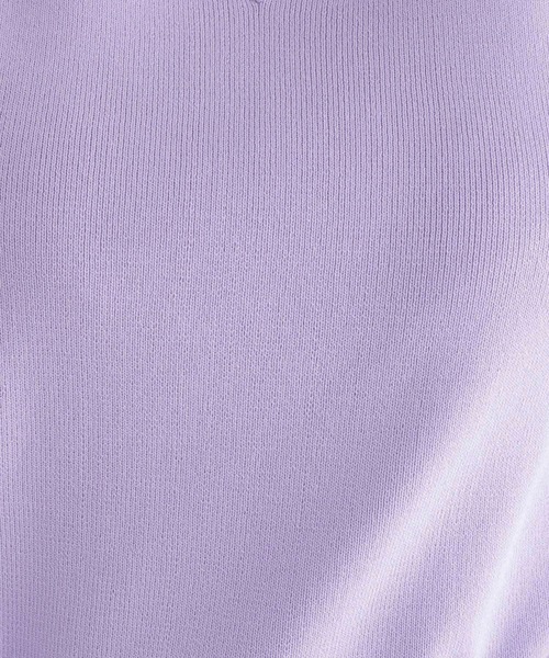 Andemiu（アンデミュウ）の「ハートネックノースリーブニット275471（ニット/セーター・レディース・ブラック/グリーン/パープル/ピンク・FREE）」の22枚目の写真