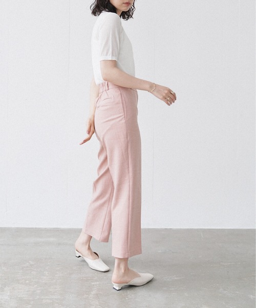 Happy John(ハッピージョン)の「sheer color polo knit/シアーカラーポロニット(ポロシャツ・レディース・ホワイト/ピンク/オレンジ/ブルー・FREE)」の20枚目の写真