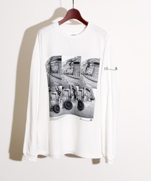 JANESMITH ジェーンスミス / ANTHONY IN BROOKLYN LONG SLEEVE T-SHIRT グラフィックプリントビッグシルエットロンT / 22WCT-#455S-MO