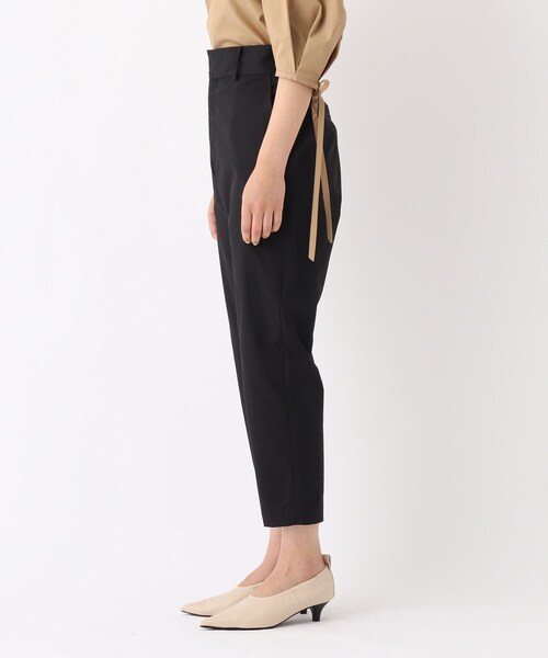 OPAQUE.CLIP(オペークドットクリップ)の「◆【大草直子さんコラボ】ツイルテーパードパンツ(その他パンツ・レディース・ブラック/サンドベージュ・40/38/42/36)」の4枚目の写真