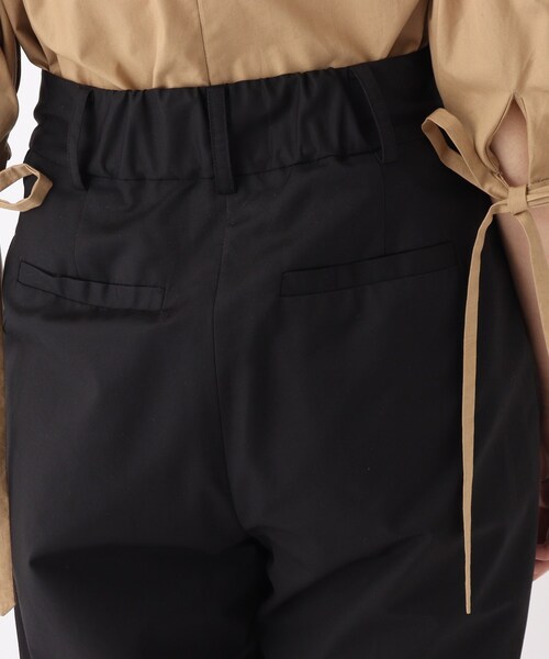 OPAQUE.CLIP(オペークドットクリップ)の「◆【大草直子さんコラボ】ツイルテーパードパンツ(その他パンツ・レディース・ブラック/サンドベージュ・40/38/42/36)」の7枚目の写真