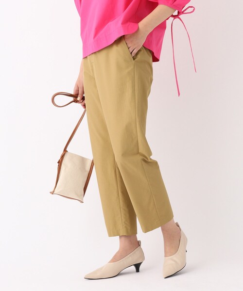 OPAQUE.CLIP(オペークドットクリップ)の「◆【大草直子さんコラボ】ツイルテーパードパンツ(その他パンツ・レディース・ブラック/サンドベージュ・40/38/42/36)」の11枚目の写真