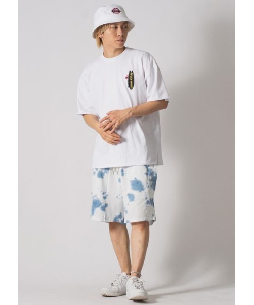 RE730(アールイーセブンサーティー)の「RE730 サーフボードにかくれているなみおくん ビッグシルエットTシャツ(Tシャツ/カットソー・メンズ・ブラック/オフホワイト・MEDIUM/LARGE/X-LARGE)」の7枚目の写真
