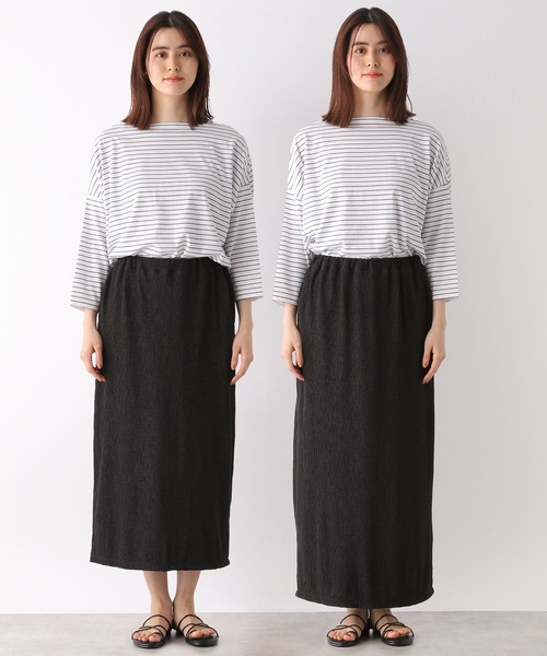 LEPSIM（レプシィム）の「【選べる丈シリーズ】ヨウリュウナロースカート　276508（スカート・レディース・オレンジ/ブラック/ブラウン/グリーン・FREE/TALL）」の15枚目の写真