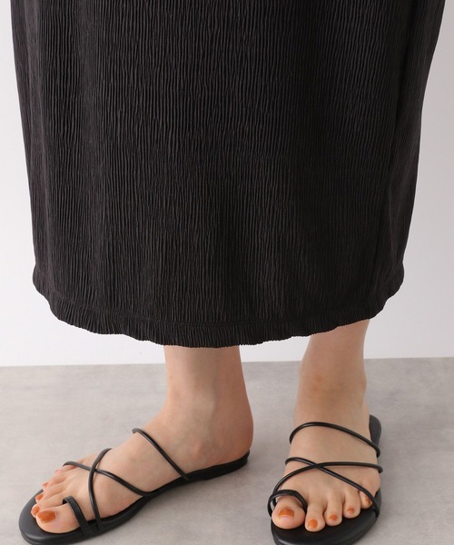 LEPSIM（レプシィム）の「【選べる丈シリーズ】ヨウリュウナロースカート　276508（スカート・レディース・オレンジ/ブラック/ブラウン/グリーン・FREE/TALL）」の12枚目の写真