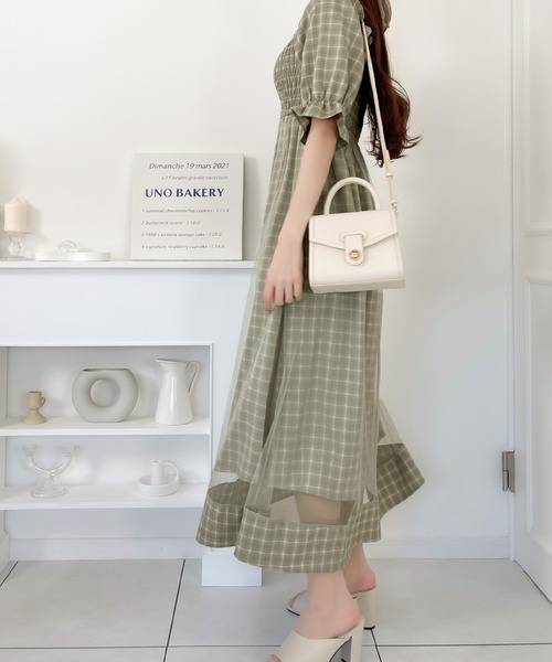 【新品】MILLY ジュエリー シルクワンピース 001_bd8cd490-f98f-4fde-9694-