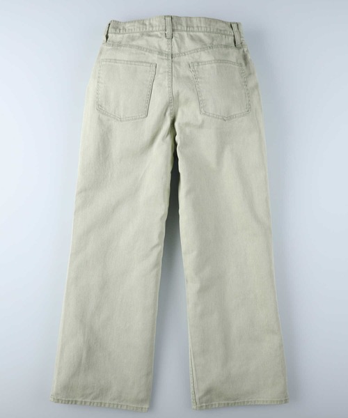 HONEYSUCKLE ROSE（ハニーサックルローズ）の「【HONEYSUCKLE ROSE】カラーセミワイドパンツ（デニムパンツ・レディース・ブラウン/オレンジ/グリーン・M/S/L）」の16枚目の写真