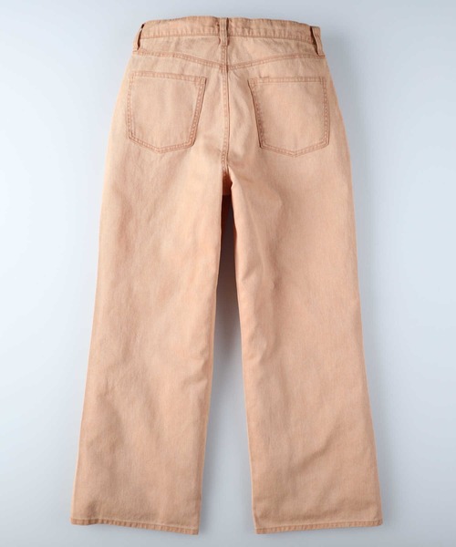 HONEYSUCKLE ROSE（ハニーサックルローズ）の「【HONEYSUCKLE ROSE】カラーセミワイドパンツ（デニムパンツ・レディース・ブラウン/オレンジ/グリーン・M/S/L）」の19枚目の写真