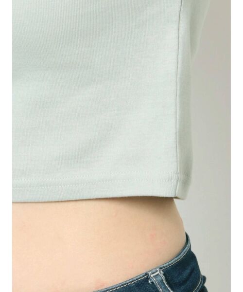 GYDA(ジェイダ)の「gs embroidery ショートTシャツ(Tシャツ/カットソー・レディース・オフホワイト/ブラック/ミント・FREE)」の19枚目の写真