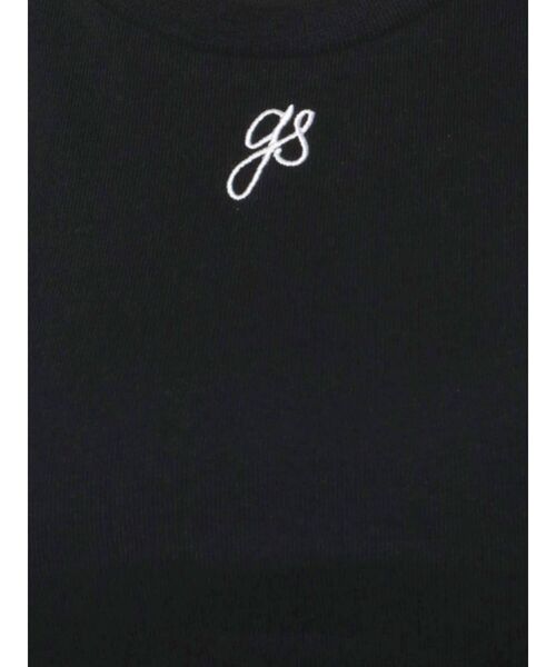 GYDA(ジェイダ)の「gs embroidery ショートTシャツ(Tシャツ/カットソー・レディース・オフホワイト/ブラック/ミント・FREE)」の21枚目の写真