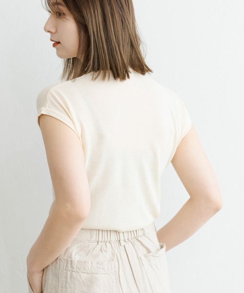 ZAKKA-BOX(ザッカボックス)の「ラメシアーニットプルオーバー(ニット/セーター・レディース・ベージュ/ピンク/アイボリー/その他・FREE)」の8枚目の写真