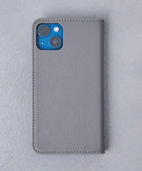 UNITED ARROWS（ユナイテッドアローズ）の「マイクロファイバー iPhone 13 ケース（スマホケース/カバー・メンズ・グレー/ブラック・FREE）」の2枚目の写真