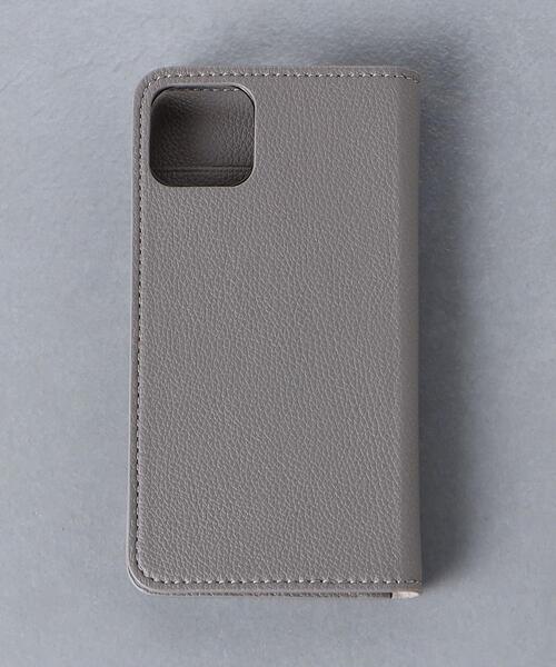 UNITED ARROWS（ユナイテッドアローズ）の「マイクロファイバー iPhone 13 ケース（スマホケース/カバー・メンズ・グレー/ブラック・FREE）」の5枚目の写真