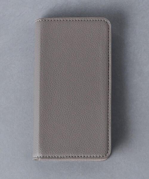 UNITED ARROWS（ユナイテッドアローズ）の「マイクロファイバー iPhone 13 ケース（スマホケース/カバー・メンズ・グレー/ブラック・FREE）」の9枚目の写真
