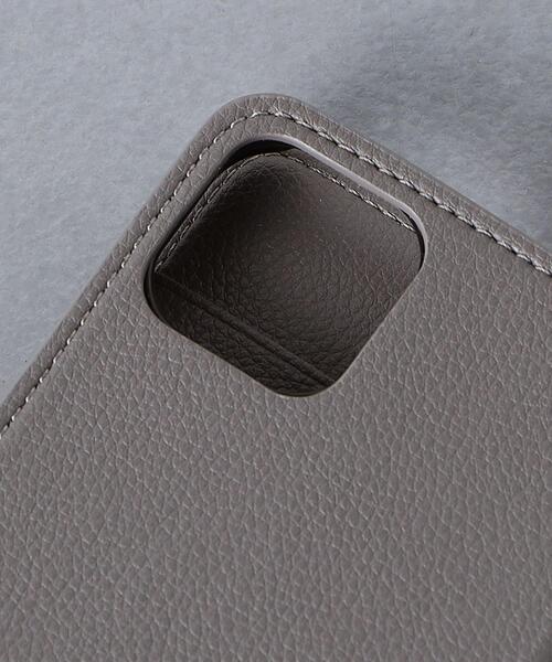 UNITED ARROWS（ユナイテッドアローズ）の「マイクロファイバー iPhone 13 ケース（スマホケース/カバー・メンズ・グレー/ブラック・FREE）」の8枚目の写真