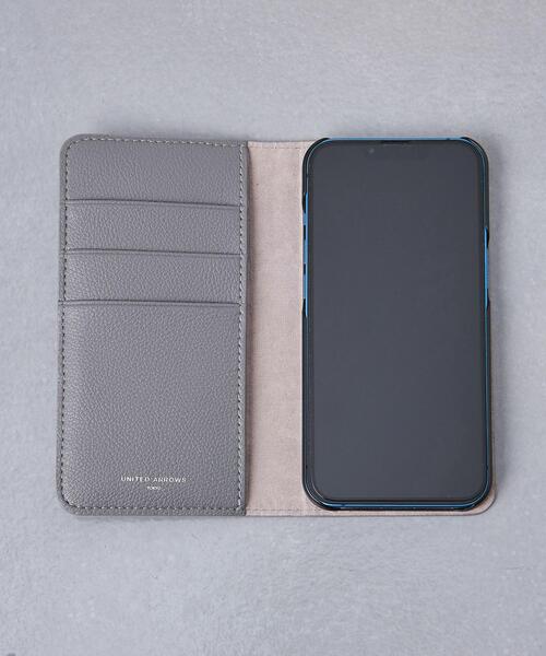UNITED ARROWS（ユナイテッドアローズ）の「マイクロファイバー iPhone 13 ケース（スマホケース/カバー・メンズ・グレー/ブラック・FREE）」の16枚目の写真