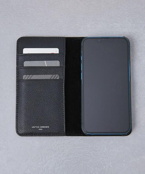 UNITED ARROWS（ユナイテッドアローズ）の「マイクロファイバー iPhone 13 ケース（スマホケース/カバー・メンズ・グレー/ブラック・FREE）」の12枚目の写真
