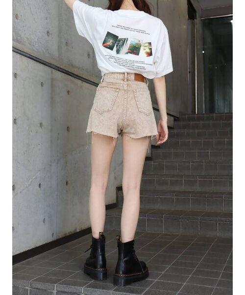 EVRIS（エヴリス）の「バックフォトBIG TEE（Tシャツ/カットソー・レディース・ホワイト/ブラック・FREE）」の15枚目の写真