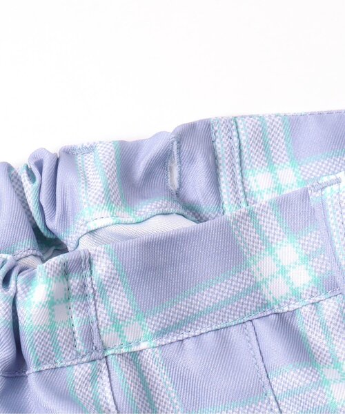 algy（アルジー）の「チェックプリーツラップキュロット（その他パンツ・キッズ・ラベンダー/ベージュ/サックスブルー/ミント・XX-SMALL/SMALL/X-SMALL/MEDIUM）」の13枚目の写真