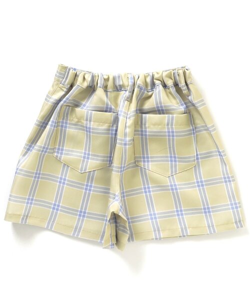 algy（アルジー）の「チェックプリーツラップキュロット（その他パンツ・キッズ・ラベンダー/ベージュ/サックスブルー/ミント・XX-SMALL/SMALL/X-SMALL/MEDIUM）」の8枚目の写真