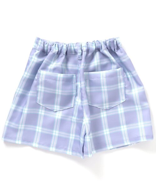 algy（アルジー）の「チェックプリーツラップキュロット（その他パンツ・キッズ・ラベンダー/ベージュ/サックスブルー/ミント・XX-SMALL/SMALL/X-SMALL/MEDIUM）」の11枚目の写真