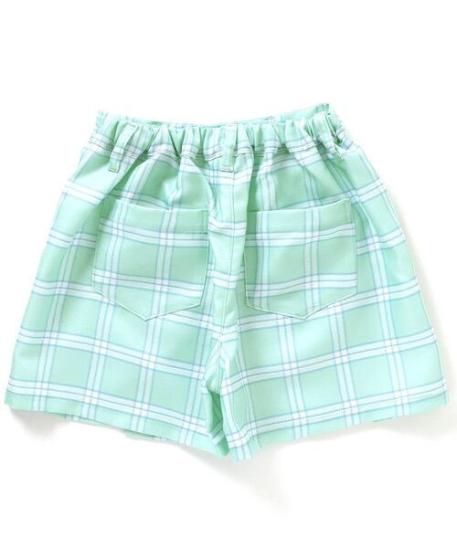 algy（アルジー）の「チェックプリーツラップキュロット（その他パンツ・キッズ・ラベンダー/ベージュ/サックスブルー/ミント・XX-SMALL/SMALL/X-SMALL/MEDIUM）」の9枚目の写真