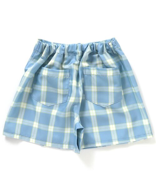 algy（アルジー）の「チェックプリーツラップキュロット（その他パンツ・キッズ・ラベンダー/ベージュ/サックスブルー/ミント・XX-SMALL/SMALL/X-SMALL/MEDIUM）」の10枚目の写真