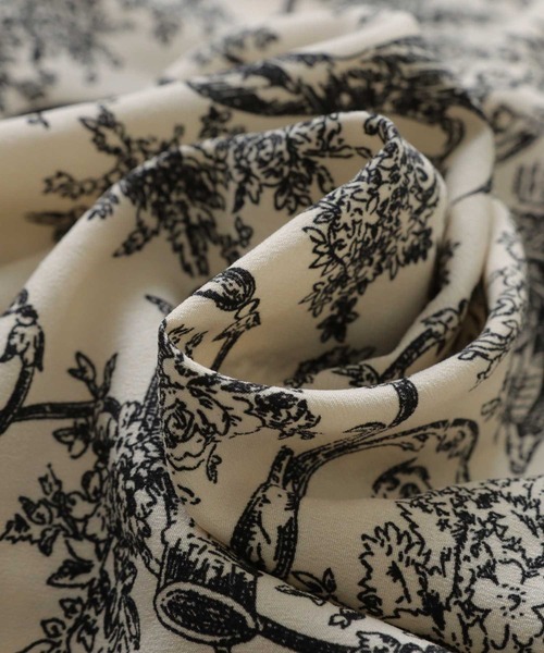 antiqua(アンティカ)の「トワルドジュイ風シャツワンピース(ワンピース・レディース・アイボリー・FREE)」の17枚目の写真