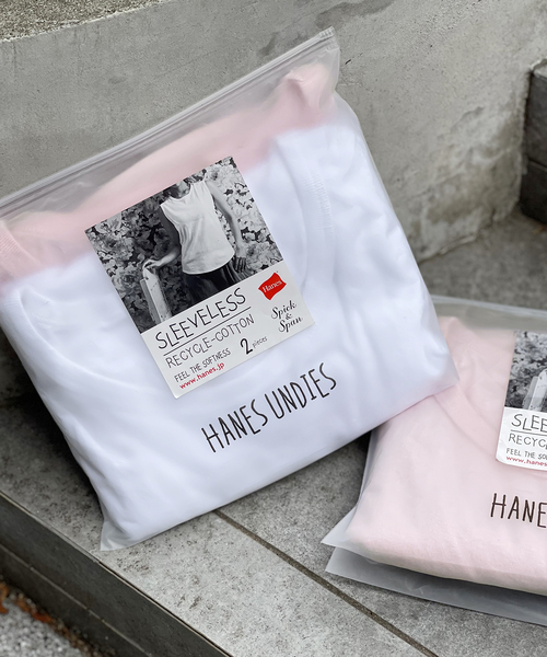 HANES(ヘインズ)の「【HANES/ヘインズ】 別注2Pセットタンクトップ(タンクトップ・レディース・A/B/C・FREE)」の2枚目の写真