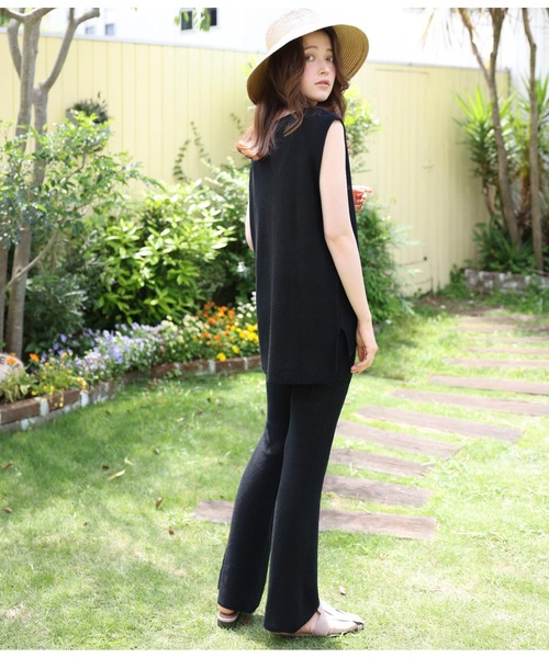 ANAP(アナップ)の「ニットフレアパンツ(その他パンツ・レディース・ベージュ/ブラック×グレー/ブラック/ホワイト系その他・FREE)」の17枚目の写真