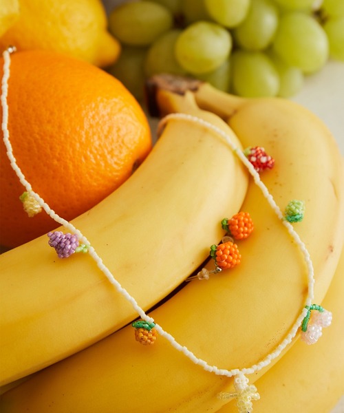 SALON adam et rope'（サロン アダム エ ロペ）の「【parlor for SALON】フルーツビーズピアス（ピアス（両耳用）・レディース・グリーン/ピンク/オレンジ/イエロー・FREE）」の12枚目の写真