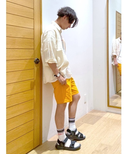 BAYFLOW(ベイフロー)の「サファリラリネン7分袖シャツ(シャツ/ブラウス・メンズ・ベージュ/オフホワイト/カーキ・SMALL/MEDIUM/LARGE)」の14枚目の写真