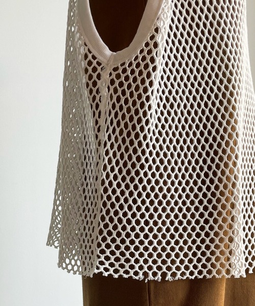 DouDou（ドゥドゥ）の「メッシュプルオーバー＋リブワンピースSET（ワンピース・レディース・ブラック/オフホワイト・FREE）」の21枚目の写真