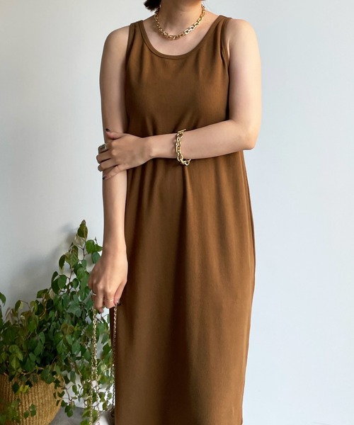 DouDou（ドゥドゥ）の「メッシュプルオーバー＋リブワンピースSET（ワンピース・レディース・ブラック/オフホワイト・FREE）」の20枚目の写真