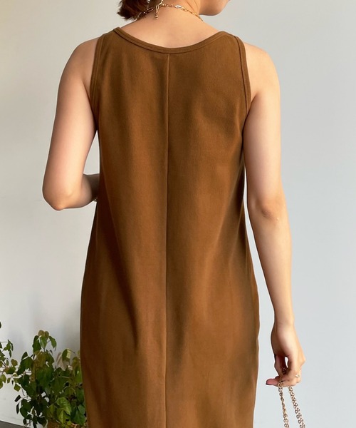 DouDou（ドゥドゥ）の「メッシュプルオーバー＋リブワンピースSET（ワンピース・レディース・ブラック/オフホワイト・FREE）」の16枚目の写真