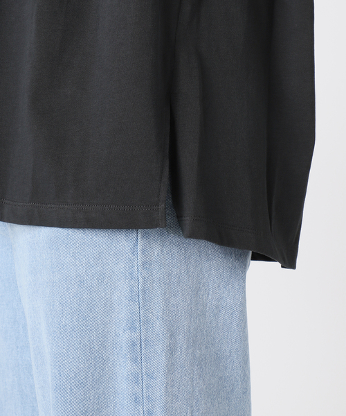 Simplicite（サンプリシテ）の「ショルダータックノースリーブ（Tシャツ/カットソー・レディース・ベージュ/ブラック/カーキ・FREE）」の19枚目の写真