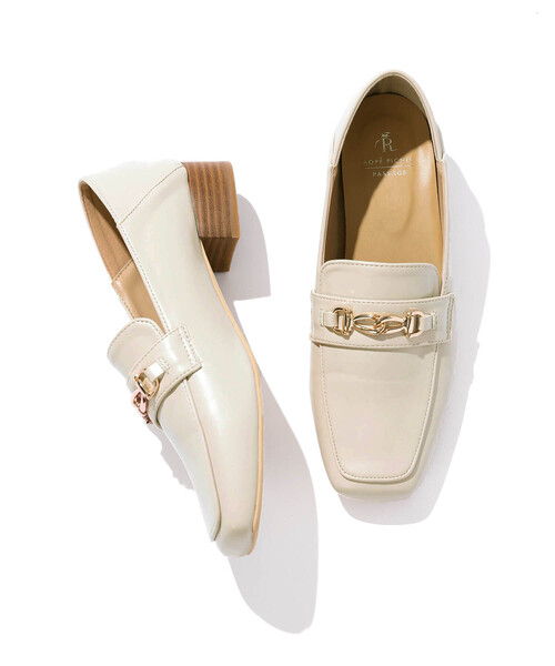 ROPE' PICNIC（ロペピクニック）の「【一部店舗限定】スクエアトゥビット付きバブーシュローファー（ローファー・レディース・ブラック/キナリ/ブラウン系その他3・23.5cm/24.5cm/23.0cm/24.0cm/25.0cm）」の11枚目の写真