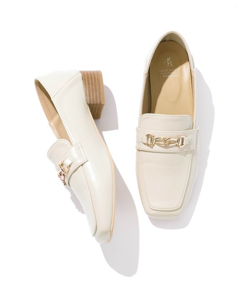 ROPE' PICNIC（ロペピクニック）の「【一部店舗限定】スクエアトゥビット付きバブーシュローファー（ローファー・レディース・ブラック/キナリ/ブラウン系その他3・23.5cm/24.5cm/23.0cm/24.0cm/25.0cm）」の20枚目の写真