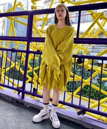 Candy Stripper | TATTERED CABLE ニット(ニット/セーター)