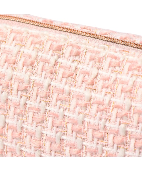 新品 ツイードポーチ ショルダー ノベルティ ピンク ツイード ポーチ S ピンク | Francfranc（フランフラン）公式通販 家具